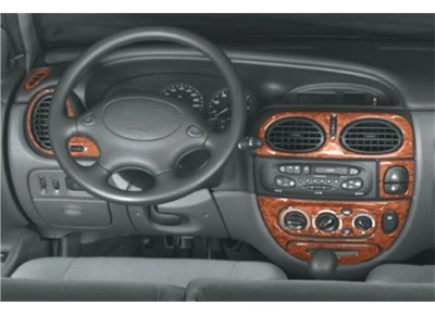 Renault Megane I (1999-2003) накладки на панель з дерева від Meric, Туреччина