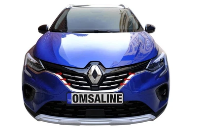 Накладки на решітку радіатора для Renault Captur 2019+ (6 шт), нержавіюча сталь