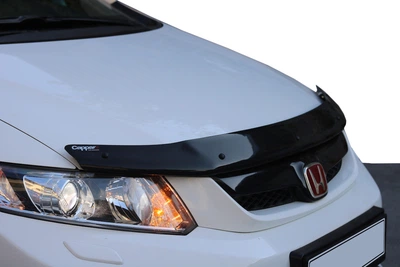 Дефлектор капота Honda Civic 9 2011-2016 Седан, Мухобойка капота Honda Civic 9 Седан