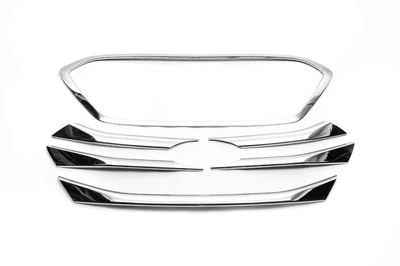 Хромированные накладки для Hyundai Tucson (Корея, 2013-2015) из ABS для IX-35
