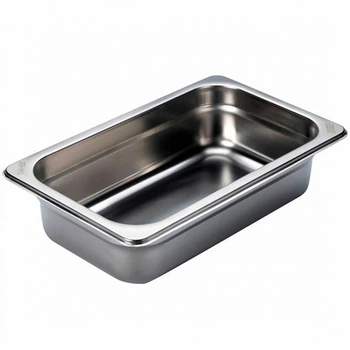Гастроемкость из нержавеющей стали FoREST GN 1/4 (26.5x16.2см; h 6.5 см; 1.7л)