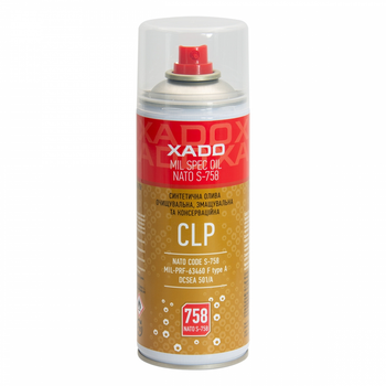Мастило для чищення, змащування та консервації зброї XADO CLP OIL S-758 400 ml XA 40432