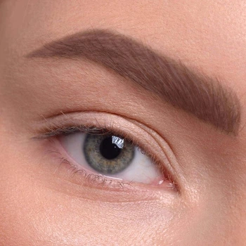Mc Profline Eyebrow Brush De Luxe. Олівець пудровий для брів Grey - MC ProfLine Grey