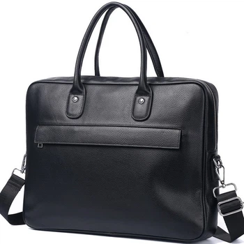 Чоловічий шкіряний портфель 40х30х6 / сумка для ноутбука Tiding Bag (864-HT4847)