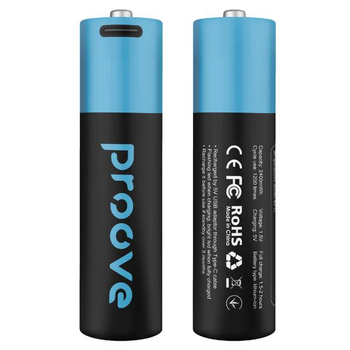 Аккумуляторные батарейки Proove Compact Energy AA 2400mWh 2шт (RBCE26010008) Black