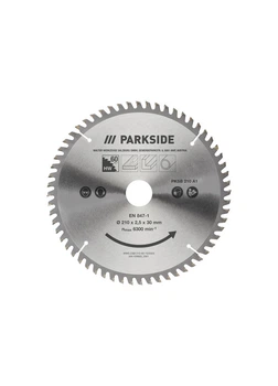 Полотно для дисковой пилы PKSB 210 А1 210мм 60 зубьев стальной Parkside