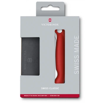 Набір кухонний Victorinox SwissClassic Cutting Board Set ніж+дошка Red (Vx67191.F1)