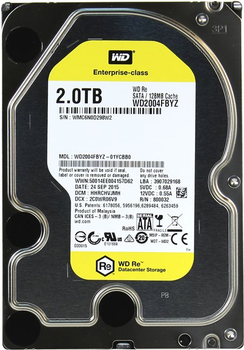 Накопичувач Western Digital HDD SATA 2.0ТБ RE WD2004FBYZ 7200rpm 128MB