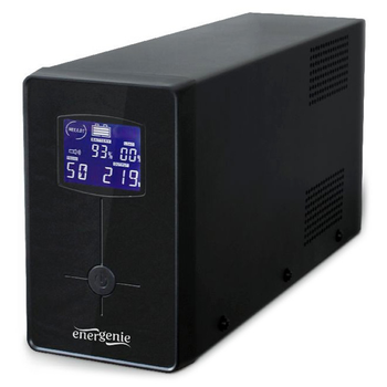 Источники бесперебойного питания ИБП EnerGenie EG-UPS-031 650VA 390W LCD Black