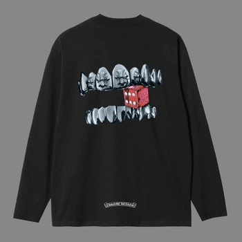 Лонгслив Chrome Hearts 10002 черного цвета, размер L