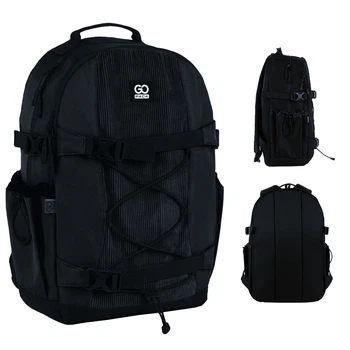Рюкзак GoPack Education Teens 46x30x15 см 20 л Чорний (GO25-186L-1)