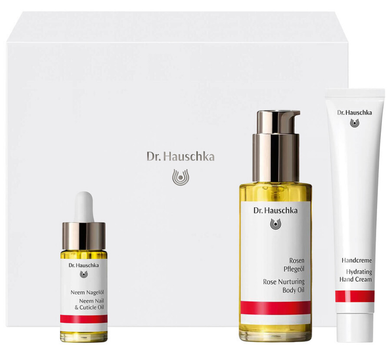 Набір доглядової косметики Dr Hauschka Beautiful Body Крем для рук 50 мл + Олія для тіла 75 мл + Олія для нігтів 18 мл (4286485480001)