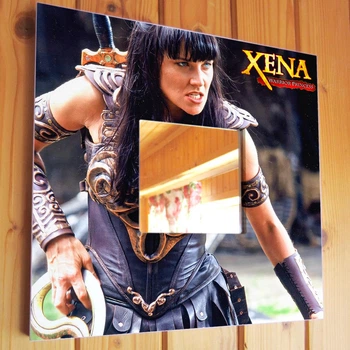 Декоративне дзеркало «Серіал Ксена: принцеса-воїн. Xena: Warrior Princess» подарунок фанатам кіно, декор інтер'єру будинку, офісу, кафе, бару