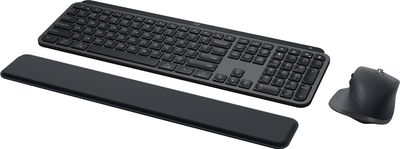 Zestaw bezprzewodowy Logitech MX Keys S PLUS PALMREST + MX Master 3S Combo Graphite (920-011614)