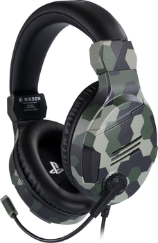 Słuchawki BigBen Gaming PS4 Gaming Headset V3 Green (3499550381443)