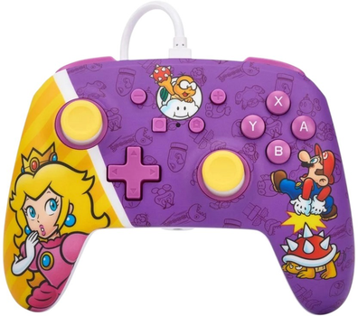 Kontroler PowerA Nintendo Switch Enhanced Wired Controller Princess Peach Battle (0617885039416)