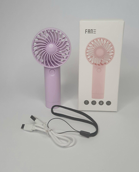 Компактний ручний вентилятор акумуляторний та USB ZB109 з 3 швидкостями
