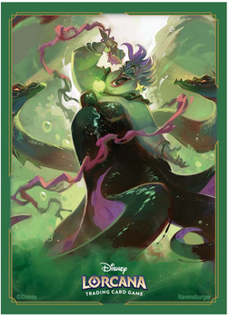 Набір чохлів для гральних карт Ravensburger Disney Lorcana (Set 07) Sleeves B Ursula (4050368985316)