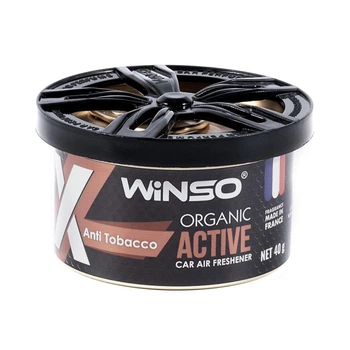 Ароматизатор Winso X Active Organic Anti Tobacco 40г гелевий антитютюновий освіжувач повітря (LD-BN_33A)