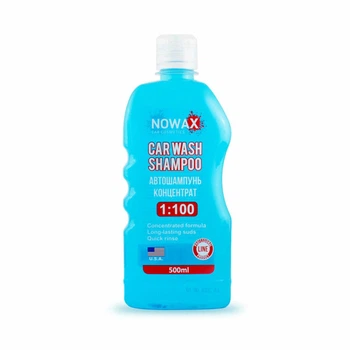 Автошампунь Nowax Car Wash Shampoo концентрат 1:100 500мл для ручной мойки автомобиля моющее средство для кузова авто (LO-TH_11C)