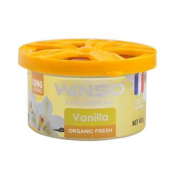 Ароматизатор воздуха Winso Organic Fresh Vanilla 40г гелевый для дома и офиса освежитель ароматы (LO-TH_11C)