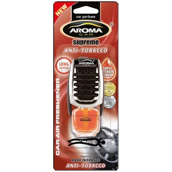 Ароматизатор Aroma Car Supreme Slim Anti Tabacco 7мл для автомобіля антитютюновий освіжувач повітря (LD-BN_33A)