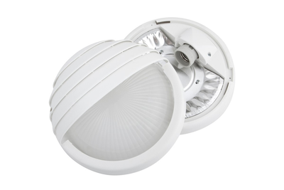 Настінно-стельовий світильник Lena Lighting OPTIMA 1 1x60W E27 метал скло білий