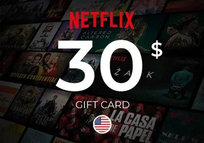 Подарочная карта Netflix Gift Card 30 USD (USA)