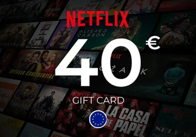 Подарочная карта Netflix Gift Card 40 EUR (Europe)