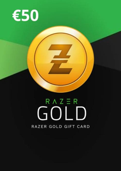 Карта пополнения Razer Gold 50 EUR (Europe)