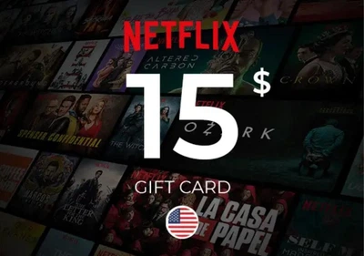 Подарочная карта Netflix Gift Card 15 USD (USA)