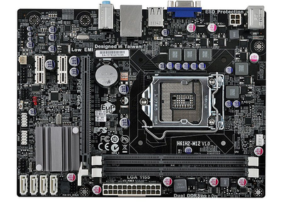 Б/У Материнская плата Elitegroup H61H2-M12 rev.1.0 s1155