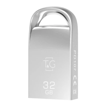 USB флеш-накопитель T&G 107 Metal Series 32GB сріблястий