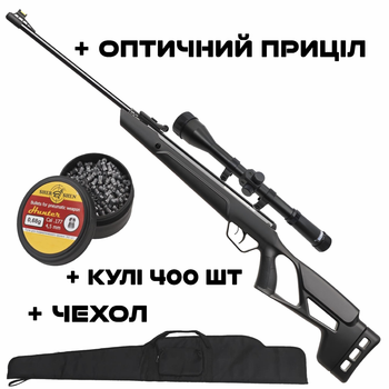 Пневматична гвинтівка Crosman Vital Shot + Кулі + Оптичний приціл + Чехол