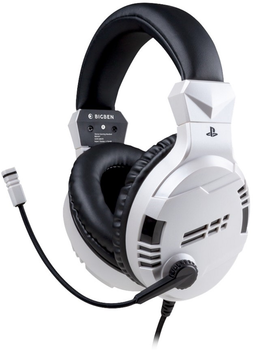 Słuchawki BigBen Gaming PS4 Gaming Headset V3 White (3499550381436)