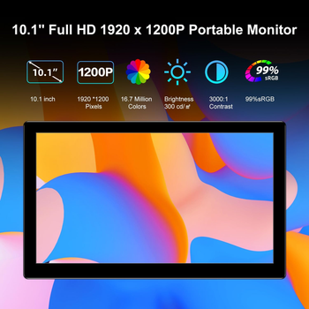 Монитор 10.1" Pisichen Full HD IPS 60 Гц