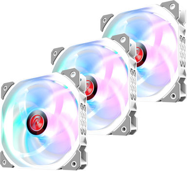 Набор из 3 вентиляторов Raijintek Ageras 12 ARGB White (0R40B00261)