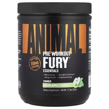 Передтренувальний комплекс Universal Nutrition Animal Fury, 20 порцій - 338 г Зелене яблуко