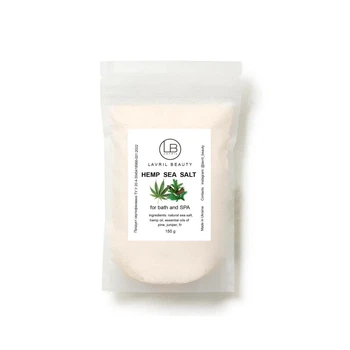Соль для ванн конопляная Lavril Beauty, 150 г
