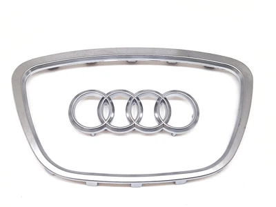 Емблема Audi у кермо логотип шильдик 11см Q3 Q5 Q7 A3 A4L A6L A7 A8L