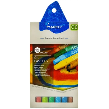 Набор масляной пастели Marco Oil Pastels 12 цветов (4800OP-12CB)