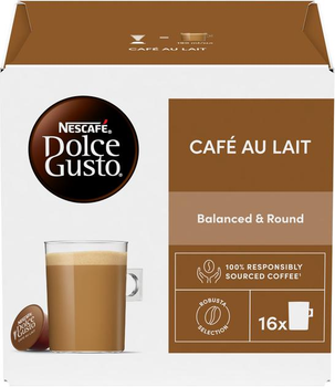 Кофе в капсулах NESCAFE Dolce Gusto Cafe Au Lait 16 шт