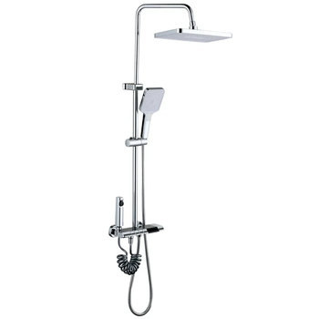 Душова колона MIXXUS PREMIUM RIVIERA 009-J зі змішувачем з кноп. перемик., 4 режими (Колір хром) (MI6834)