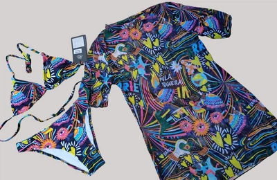 Купальник роздільний із сукнею Fuba 3899215 чорний 44(2XL); стегна 107-110 см груди 3C