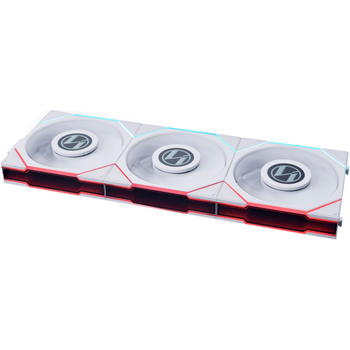 Кулер для корпуса Lian Li TLLCD 120-3, White Cooler (G99.12TLLCD3W.00)