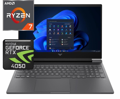 Ноутбук (2024) ігровий HP Victus 16 R7-7840HS/ 16GB / 1TB/ RTX4050 / 16.1" 144Hz
