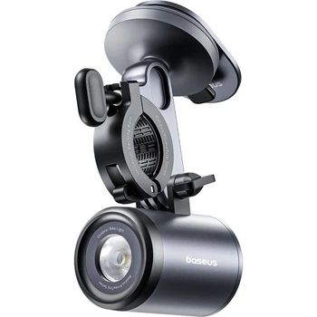 Велодержатель для телефона передняя велофара Baseus PrimeTrip Series Dual-Color Bike Light 2-in-1 Set Cosmic Black (C12569000121-00)