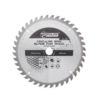 Диск пильный Polax по дереву с твердосплавными напайками 230x22.2/20, 40Т (54-140)