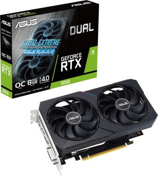 Видеокарта GF RTX 3050 8GB GDDR6 Dual OC V2 Asus (471131)