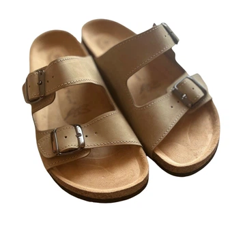 Ортопедические мужские шлепанцы FootCare, FA-301, бежевые, размер 43